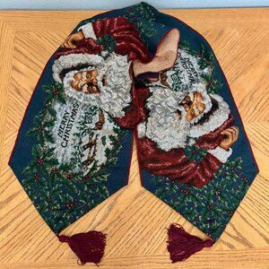Santa Claus Merry Christmas Table Runner 70x13'
